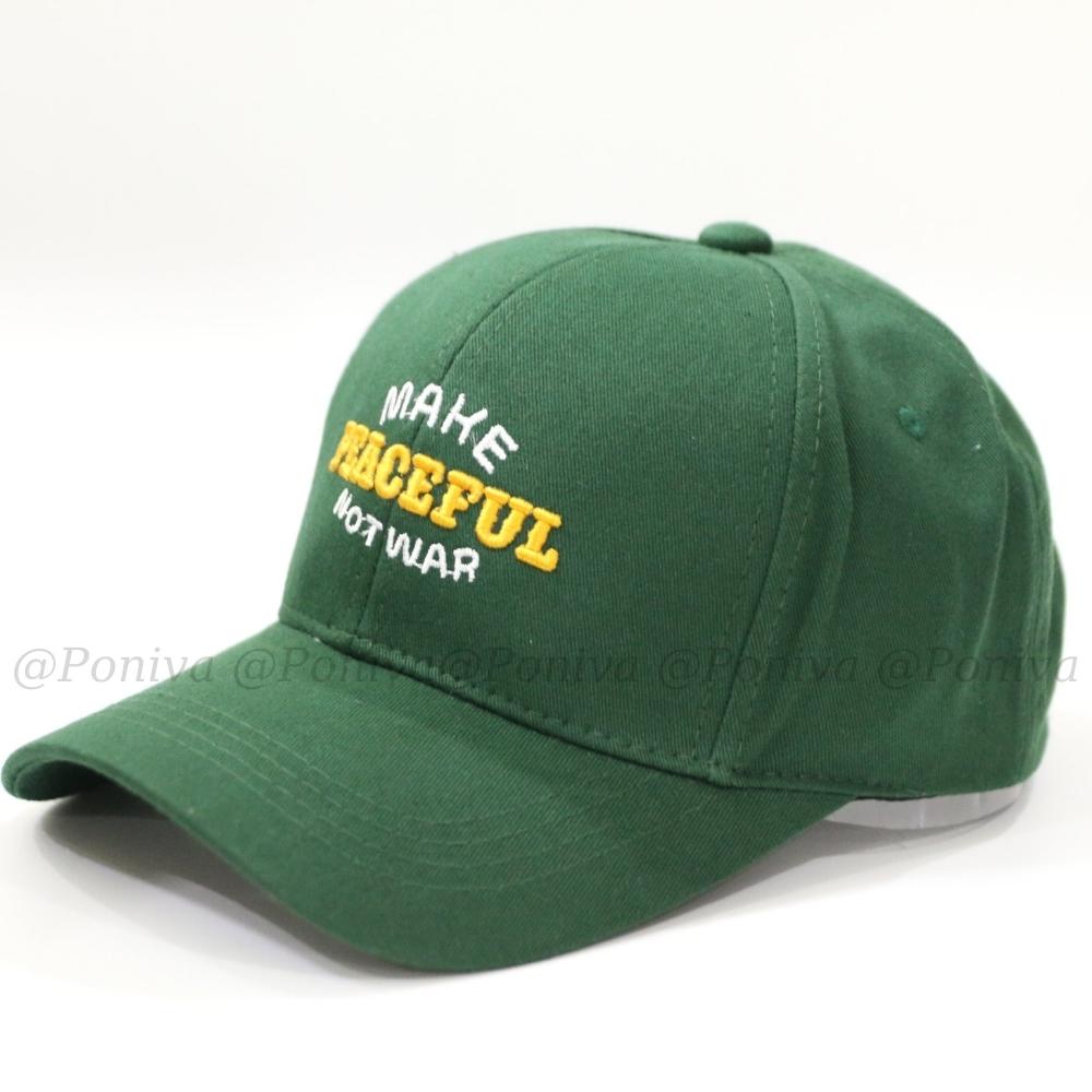 Mũ lưỡi trai ❤️ Nón kết thêu chữ PEACEFUL chất kaki cao cấp form unisex nam nữ PC78 phong cách Ulzzang PONIVA siêu hot