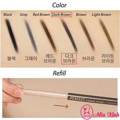 CHÌ KẺ MÀY [MISSHA] Perfect Eyebrow Styler