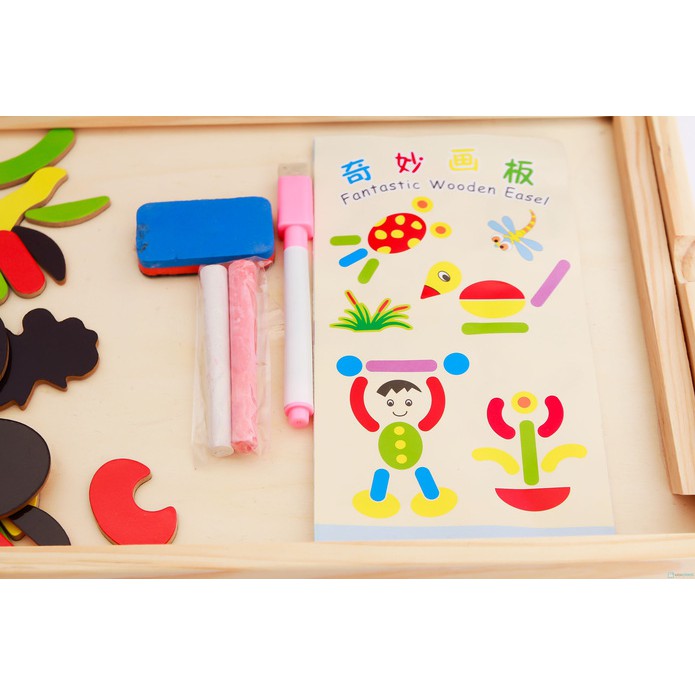 Bộ Ghép Hình Nam Châm Bằng Gỗ Chủ Đề động vật