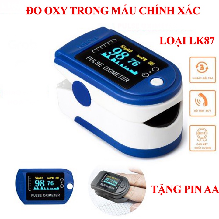 Sỉ Hà Nội - Máy đo nồng độ oxy trong máu spo2 LK87 cho độ chính xác cao