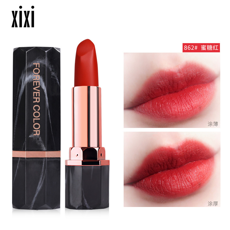 Nude Lipstick Makeup 6 Colors Silky Matte Long-lasting Lip Stick Make Up Sexy High Pigmented Women Lips Cosmetics