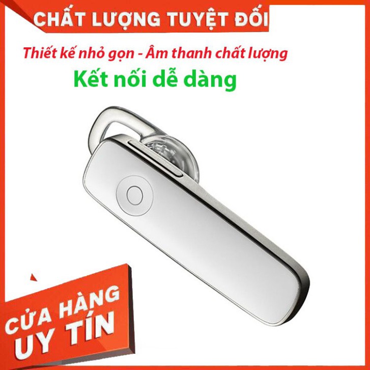 Tai Nghe Bluetooth ⭐Tai Nghe Không Dây Màu Trắng Kèm Mic Đàm Thoại Nghe Nhạc Wireless Headset M165 | BigBuy360 - bigbuy360.vn