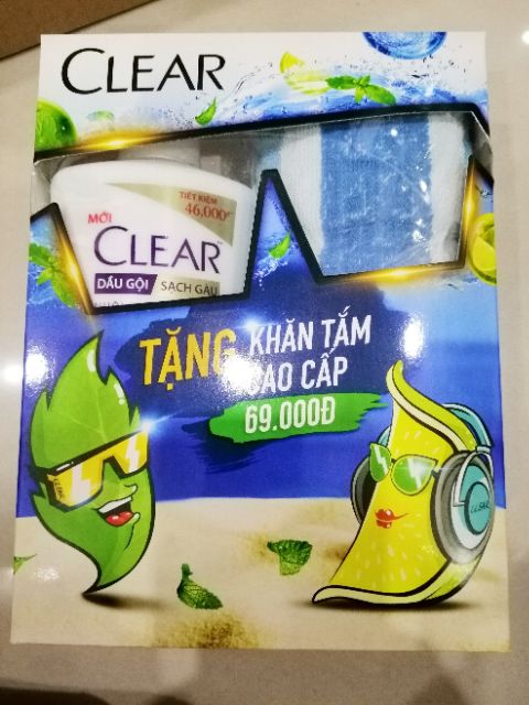 Dầu gội Clear mát lạnh bạc hà 650g