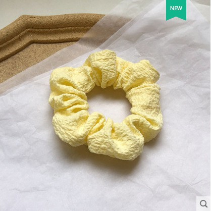 Dây buộc tóc scrunchies phong cách thời trang Hàn Quốc - Côt tóc lụa loại xịn co giãn thoải mái DS41 - Sherry Store