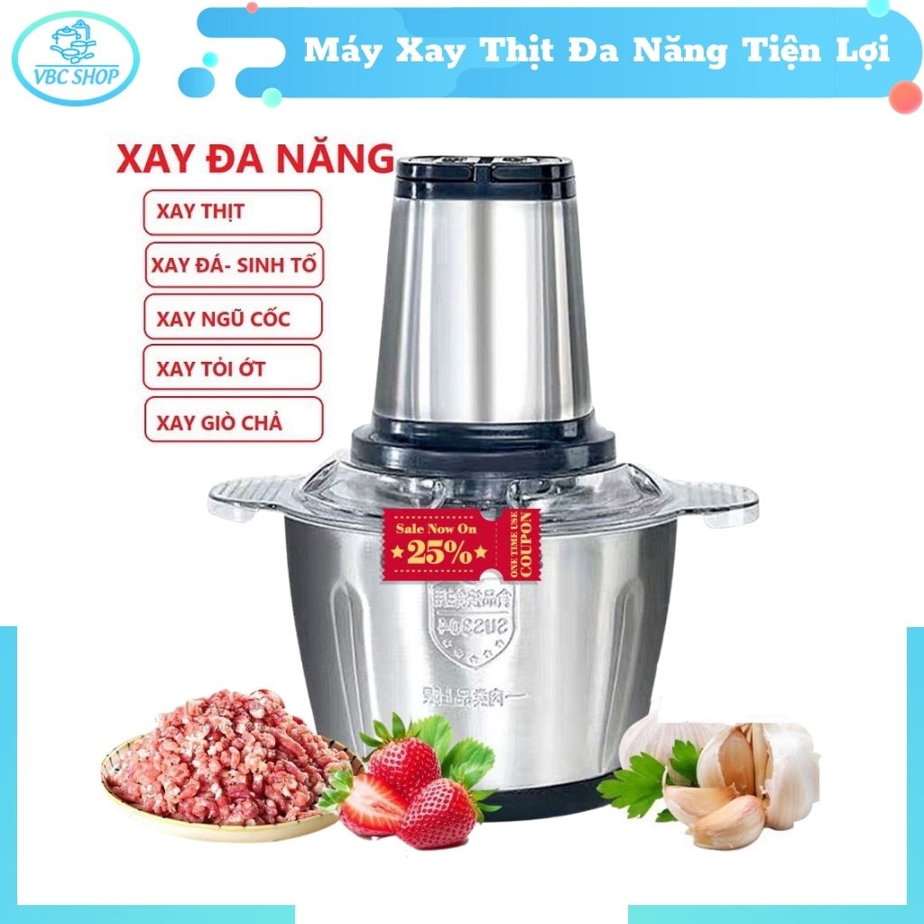 Cối Xay Thịt Đa Năng Công Suất Lớn, Máy Xay Thịt Chính Hãng