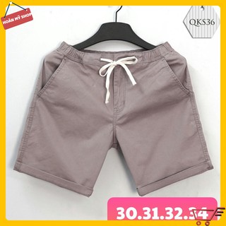 {HINH THAT} Quần short kaki nam lưng thun thời trang {RE VO DICH}