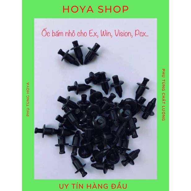 Ốc Bấm Chốt Nhựa/ Chốt Mủ Dàn Áo Xe Ex150 Winer Vison Pcx