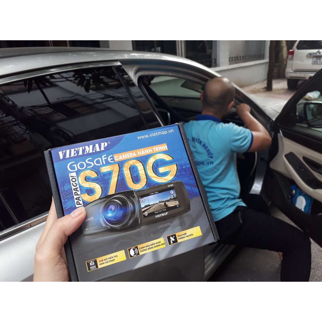 Vietmap S70G, Cảnh báo giao thông, Mini bản đồ Vietmap, hàng chính hãng.