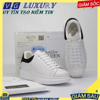 🔥Giày thể thao sneaker🔥 MCQ gót nhung đen full box MET1 V.G Luxury