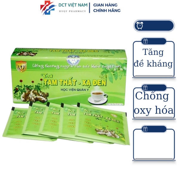 Trà Thảo Dược Tam Thất Xạ Đen Học Viện Quân Y