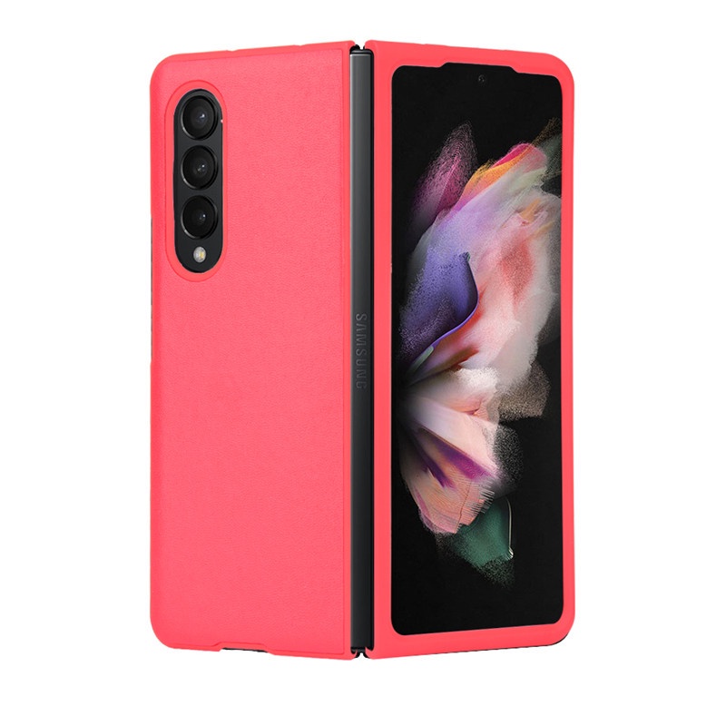 Bao Da Điện Thoại PU Phong Cách Retro Cho Samsung Galaxy Z Fold 4 5G Z Fold4 Fold 3