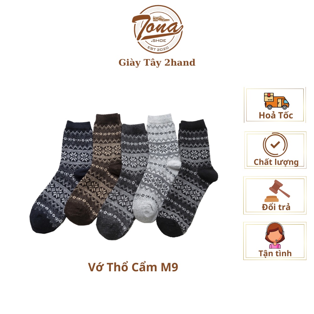 Tất Thổ Cẩm Vintage Cổ Cao Đủ Màu M9