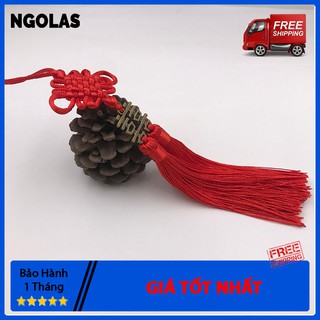 Dây Treo Tua Rua Trang Trí kết Đồng Tâm Chữ Hỷ - Phong Cách Trung Hoa May Mắn - DT0112 - Ngolas