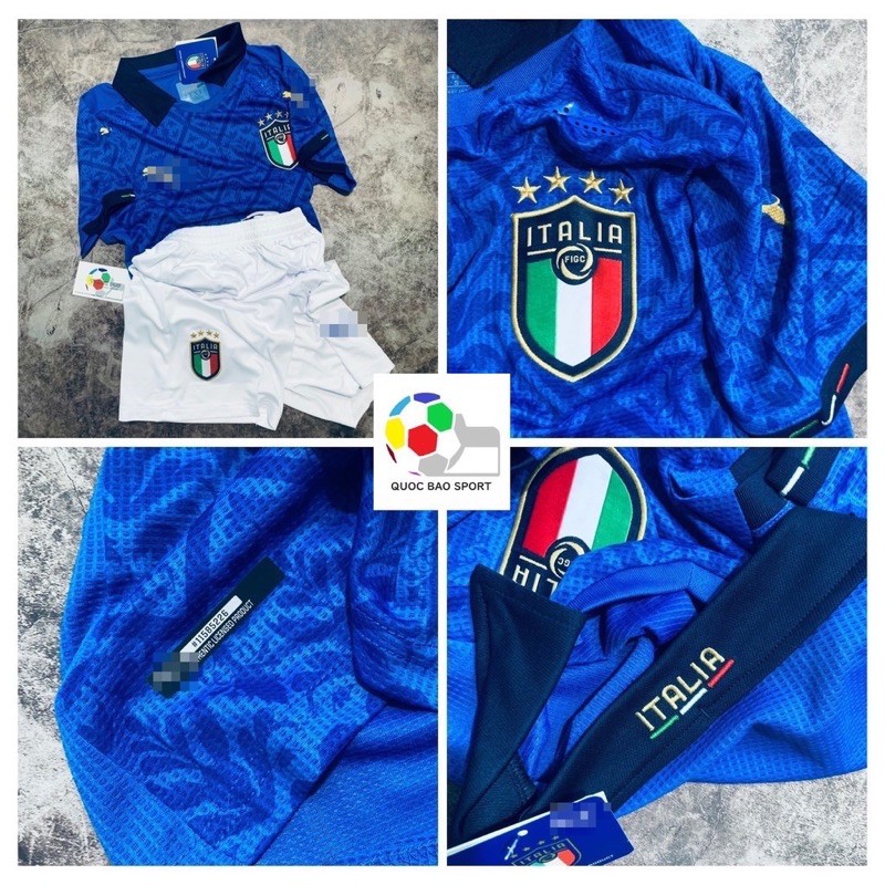 Bộ áo bóng đá Italy xanh dương Sân nhà 2020-2021[Form body]