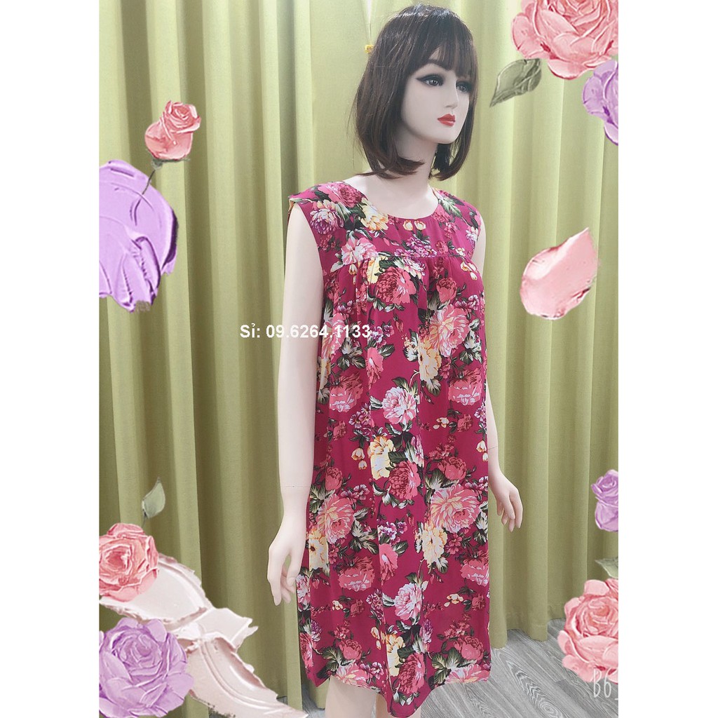 Đầm bầu chất lanh suông mềm mát bigsize [CÓ CLIP]- Hàng Quảng Châu chất lượng (SÁT NÁCH)