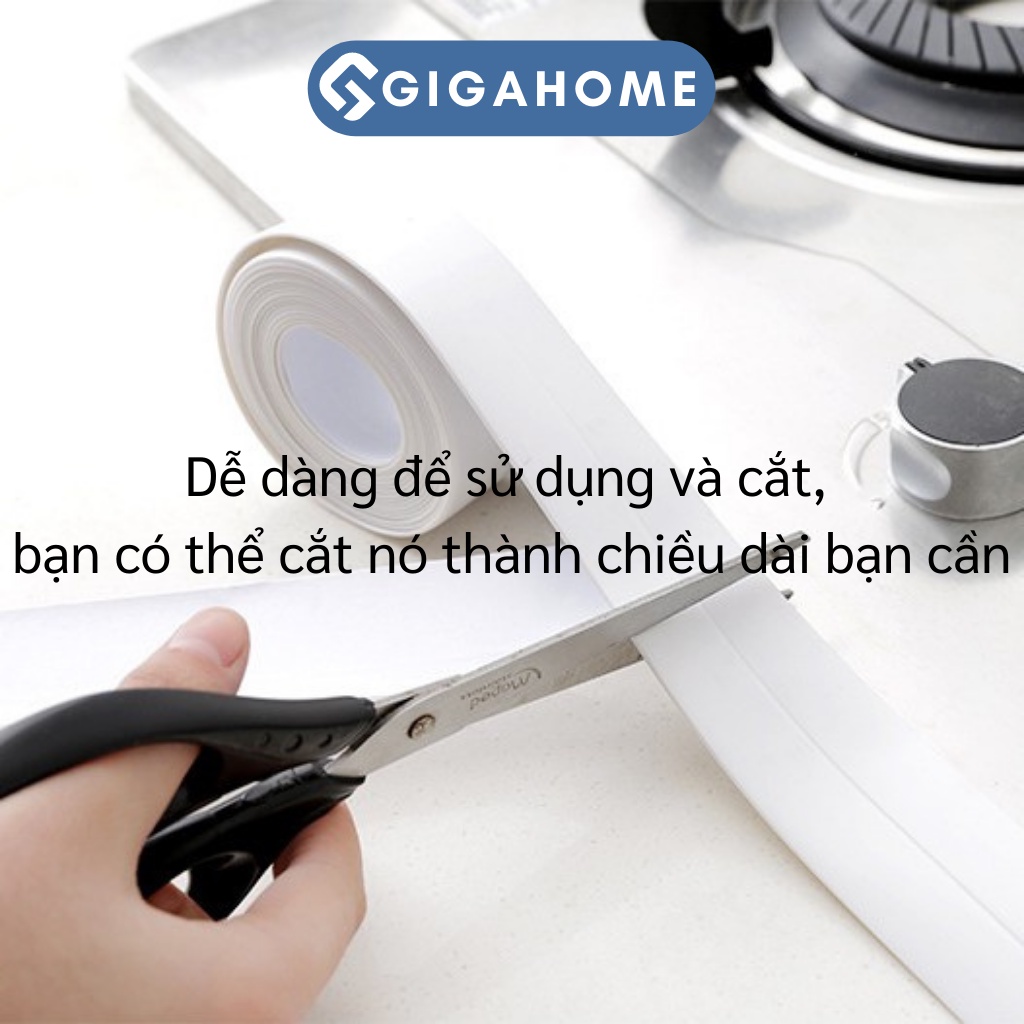 Cuộn Băng Keo Dán Viền Bếp, Bồn Rửa Chống Thấm Nước GIGAHOME Dài 3.2m 4658