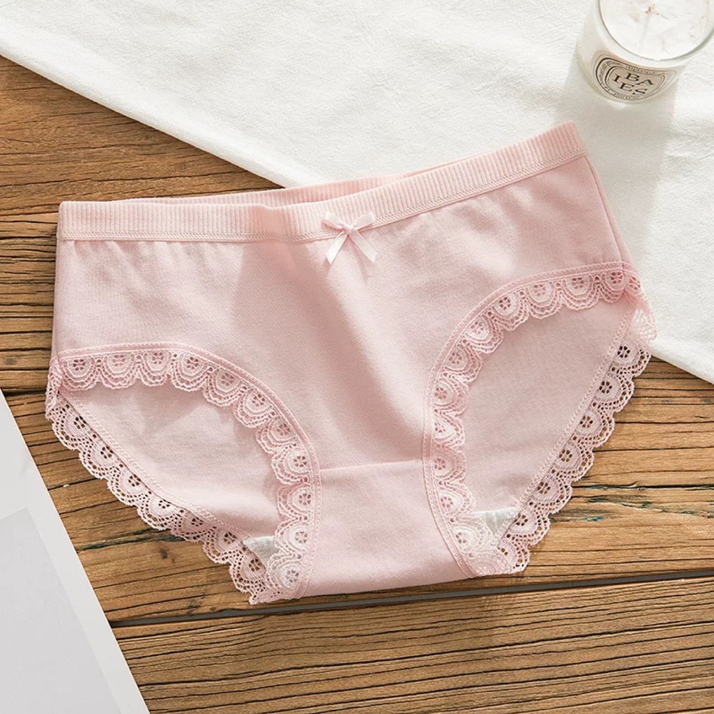 Set 5 Quần Lót Nữ Cotton màu trơn kháng khuẩn thoáng mát nữ tôn dáng xuất Nhật mẫu PASANA004 | BigBuy360 - bigbuy360.vn