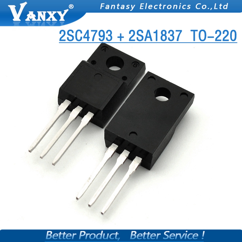 Bộ 20 Bóng Bán Dẫn 2sc4793 To220 10pcs 2sa1837 To-220 C4793 A1837 230v 1a | BigBuy360 - bigbuy360.vn