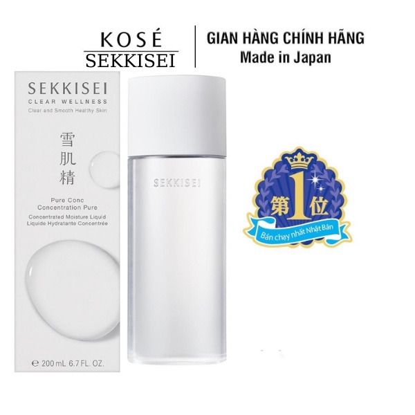 Lotion dưỡng ẩm Kosé - SEKKISEI CLEAR WELLNESS PURE CONC - Free Type