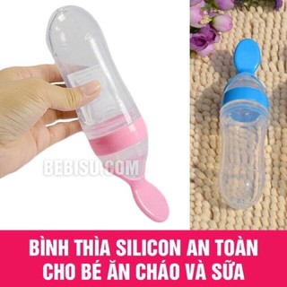 Bình thìa ăn dặm silicon