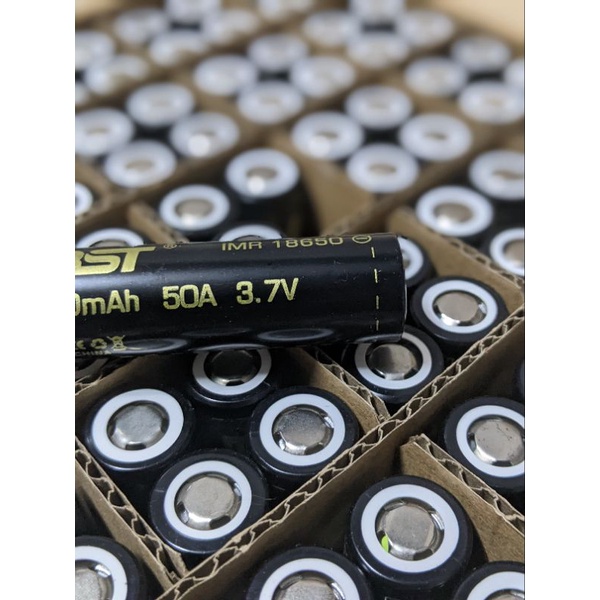Cell pin 18650 BST mầu đen  dung lượng cao 3500mAh dòng xả lớn 50A chính hãng
