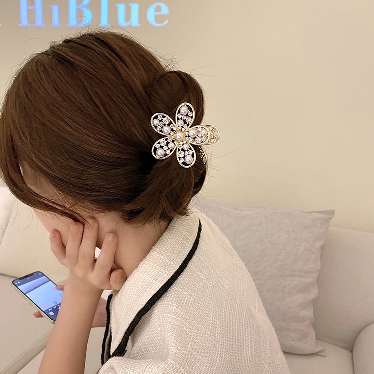 Kẹp Tóc Hình Hoa Đơn Giản Thời Trang Hàn Quốc Cho Nữ