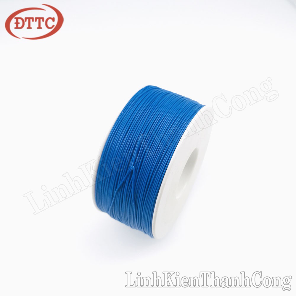 Cuộn dây 30AWG 0.25mm 250 mét - màu xanh dương