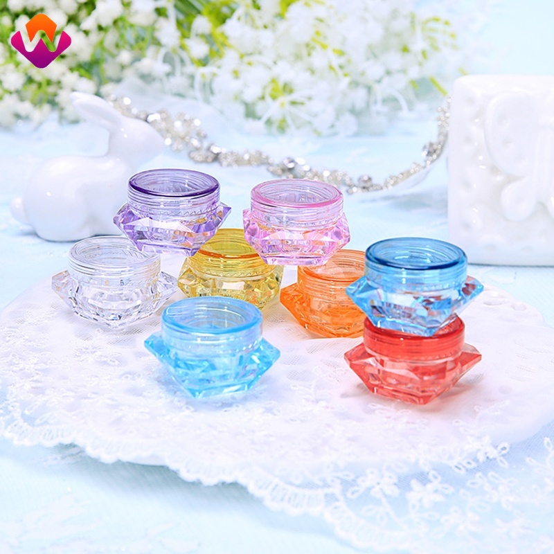 Hũ Nhựa Rỗng Trong Suốt 5g Đựng Mỹ Phẩm Son Dưỡng Môi Sơn Móng Tay