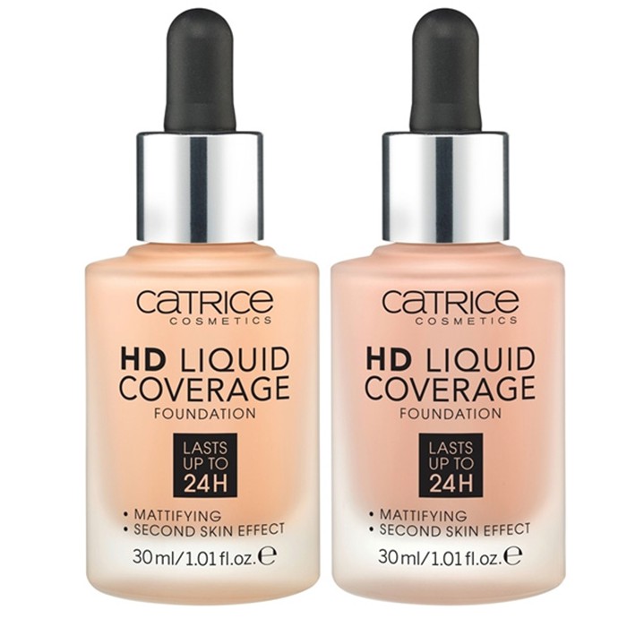 Kem Nền CATRICE HD LIQUID COVERAGE FOUNDATION Tone 010 Và 020