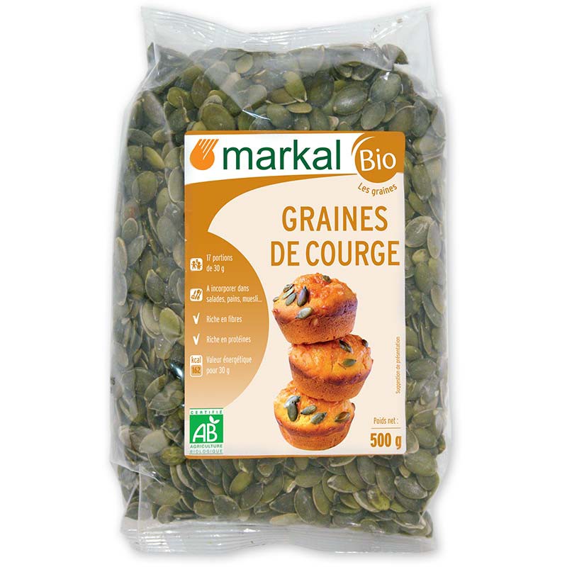 Hạt Bí Hữu Cơ Markal Organic Pumpkin Seeds 500g