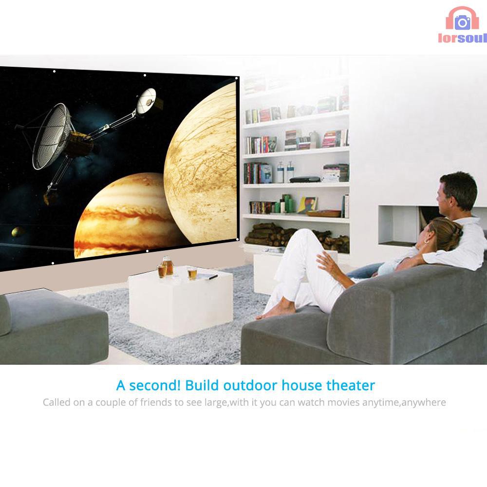 Màn Hình Máy Chiếu Treo Tường H120 120 "Hd 16: 9 120 Inch