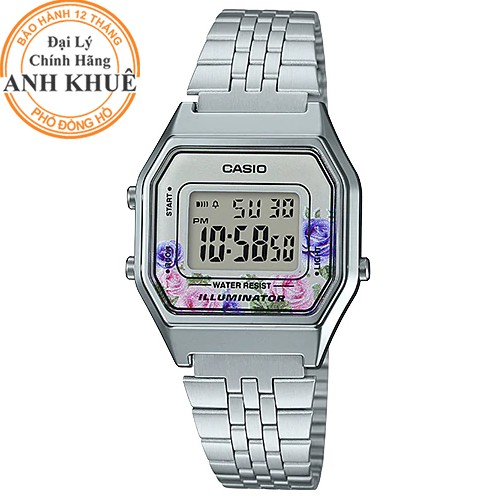 Đồng hồ nữ dây kim loại Casio Anh Khuê LA680WA-4CDF