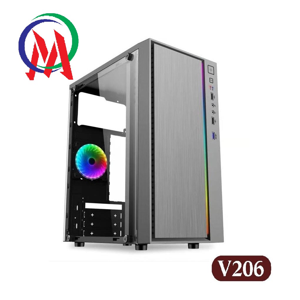 Vỏ Case máy tính VSP V206 LED RGB - USB 3.0