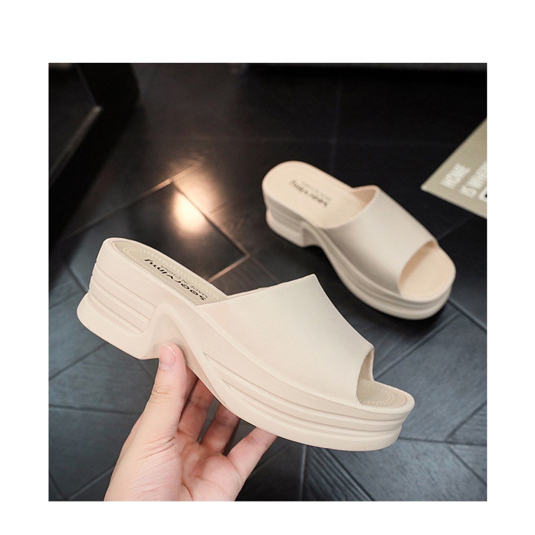 Dép Sandal Đế Xuồng Quai Lưới Thời Trang Dành Cho Nữ