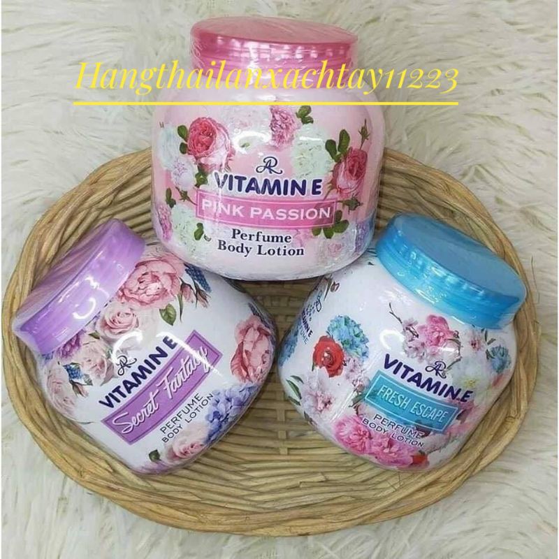 Dưỡng Thể Hương Nước Hoa AR Vitamin E Perfume Body Lotion Thái Lan 200gram