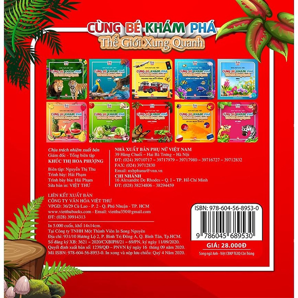 Sách - Cùng Bé Khám Phá Thế Giới Xung Quanh - Côn Trùng - Sách Song Ngữ