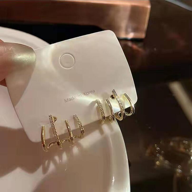 Bông Tai Mạ Bạc 925 Hình Kim Cương Cá Tính Thời Trang Dành Cho Nữ