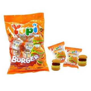 ( HSD: T5/2023) Kẹo dẻo Yupi Burger 96g