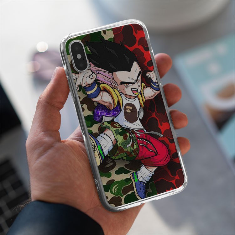 Ốp silicon Bape Dragon Ball Mới cho iphone 6/7/8/Plus/X/Xs/XsMax/Xr/11/Pro/12Mini/12 PROMAX BAPPOD00109