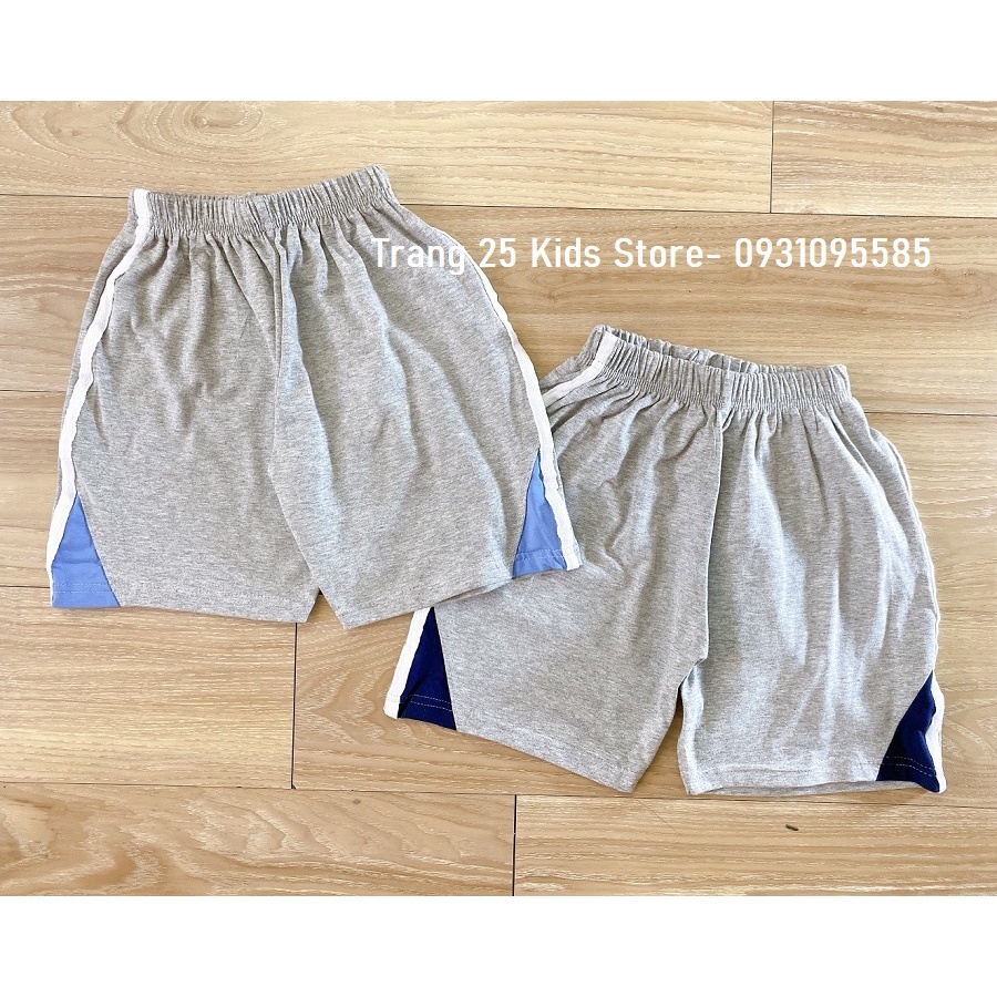 Bé Trai 14kg-45kg Quần Ngố Thun Cho Bé Trai , dáng tới đầu gối AQ009