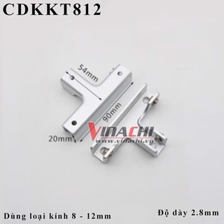 Chân đế kẹp kính nhôm - bộ 2 cái