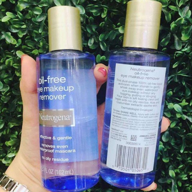 [USA 162ml] Tẩy trang mắt Neutrogena Oil free Eye makeup 162ml