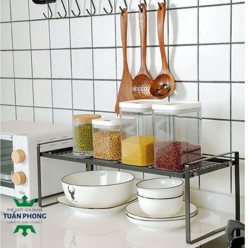 Kệ Để Đồ Nhà Bếp Sơn Tĩnh Điện Đa Năng, Giá Để Lò Vi Sóng Lắp Ráp Dễ Dàng Và Tiện Lợi Cho Phòng Bếp | BigBuy360 - bigbuy360.vn