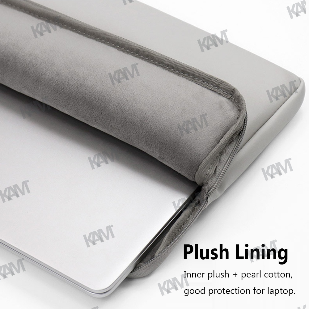 Túi Da PU Đựng Laptop Chống Sốc Chống Thấm Nước Kam 11 / 12 / 13.3 / 14 / 15.6 / 16 / 17 inch