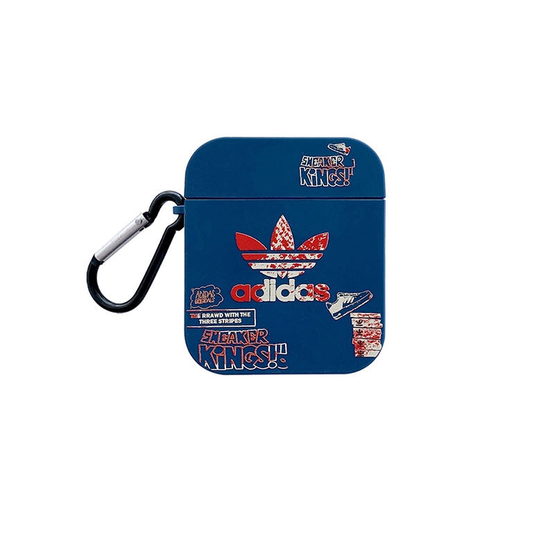 Vỏ Bảo Vệ Hộp Sạc Tai Nghe bluetooth airpods 1 / 2 / 3nd airpods pro2 Bằng tpu In Logo adidas Thời Trang