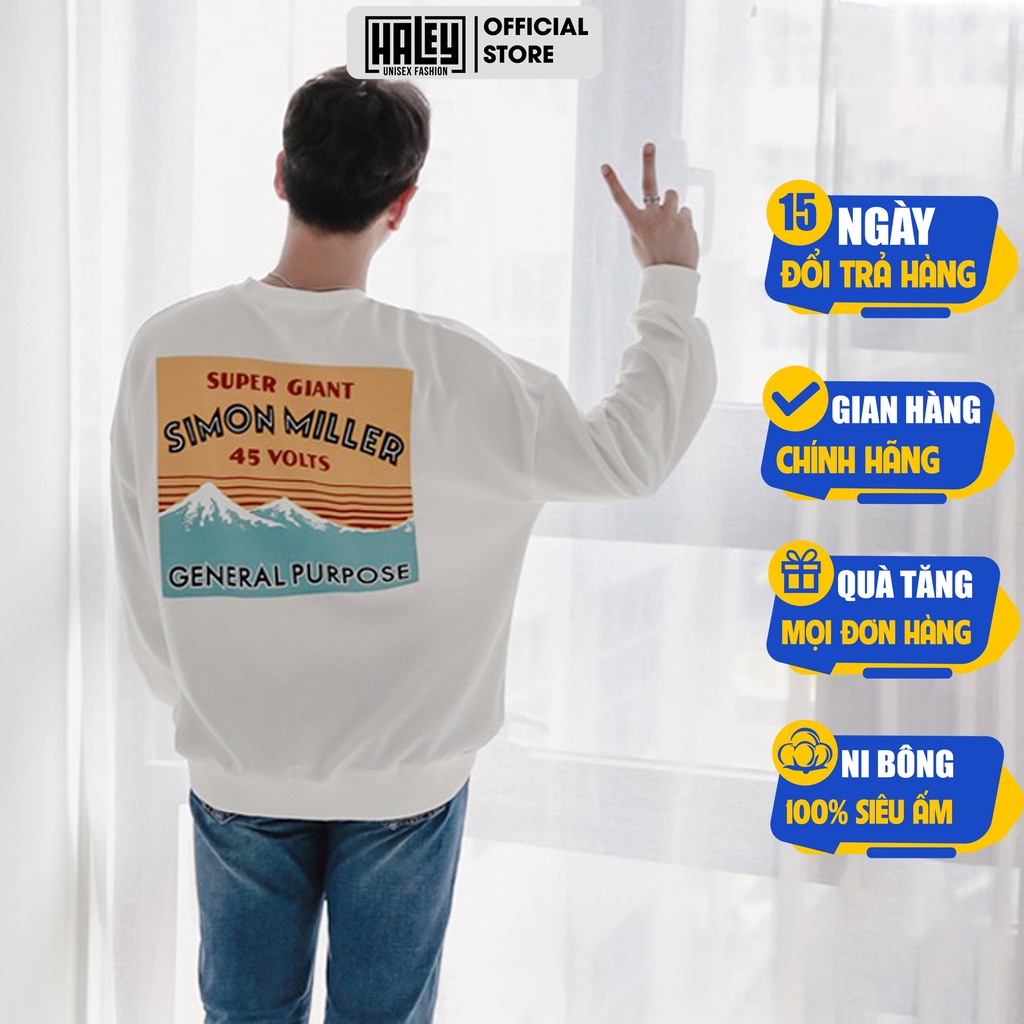 Áo Hoodie Nam Nữ unisex HALEY HD14 phong cách Hàn Quốc cá tính, Chất nỉ cá sấu - Quà tặng ngẫu nhiên | BigBuy360 - bigbuy360.vn