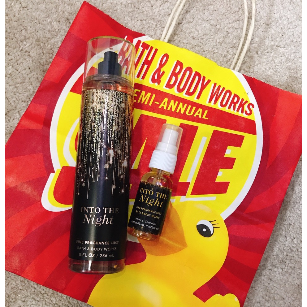 Xịt thơm toàn thân Into The Night - Bath & Body Works (36ml)