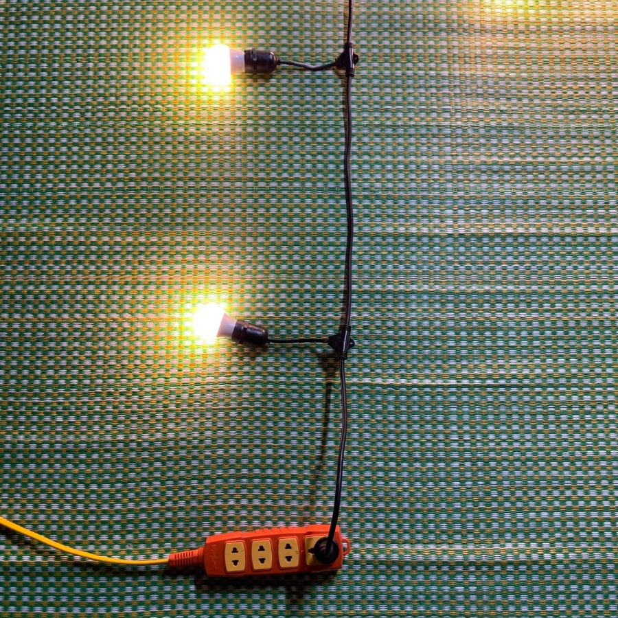 Dây đèn trang trí ngoài trời dùng cho quán cà phê, trà chanh, trà sữa... 10m 20 bóng, 7,5m 15 bóng 5m 10 bóng