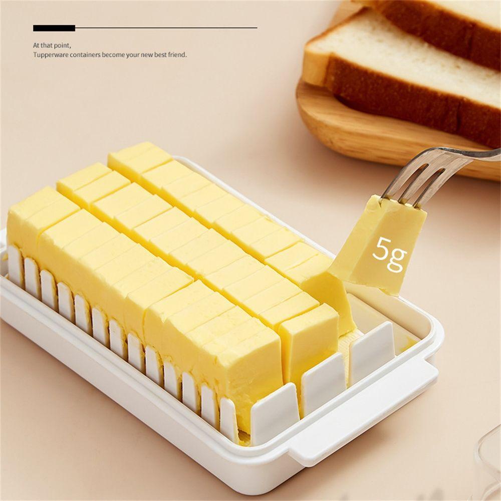 LEISURE Hộp Đựng Bơ Phô Mai Có Nắp Chất Liệu Thân Thiện Với Môi Trường