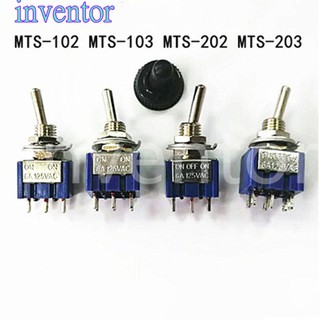 Công tắc bật tắt MTS-102/MTS-103/MTS-202/MTS-203 3 vị trí 3 chân / 6 chân
